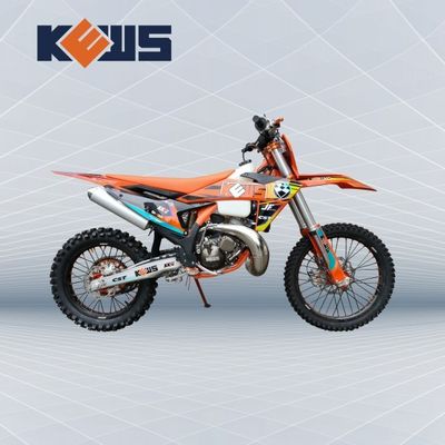 Karbüratörlü MT250cc Euro 4 Güçlü İki Zamanlı Motosikletler CNC Ters Süspansiyonlu
