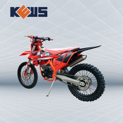 ZS CB250-R Turuncu Ve Siyah Motosiklet Enduro Dirt Bike 4 Zamanlı