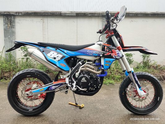 Dört Zamanlı Su Soğutmalı Motor NC450 Süper Motard Motosikletler Supermoto Bisikletler