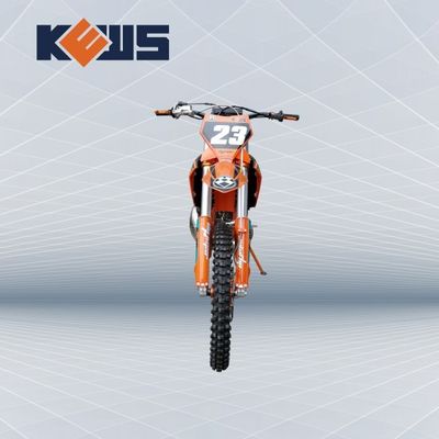 Karbüratörlü MT250cc Euro 4 Güçlü İki Zamanlı Motosikletler CNC Ters Süspansiyonlu