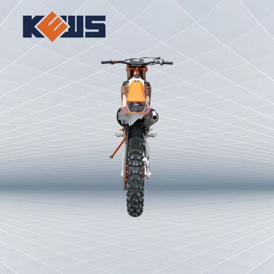 KEWS MT250cc Turuncu Çerçeve Su Soğutma 2 Zamanlı EXCEL Rim ile Off Road Motosiklet