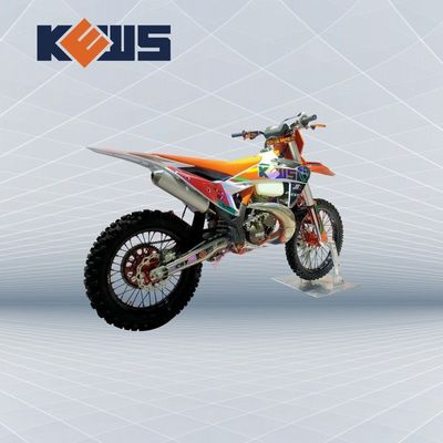 Karbüratörle çalışan 250 cc Suyla soğutulmuş 2 darbelik Motocross CDI yanması ve isteğe bağlı çıkartmalar ile