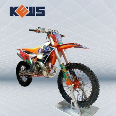 Karbüratörle çalışan 250 cc Suyla soğutulmuş 2 darbelik Motocross CDI yanması ve isteğe bağlı çıkartmalar ile